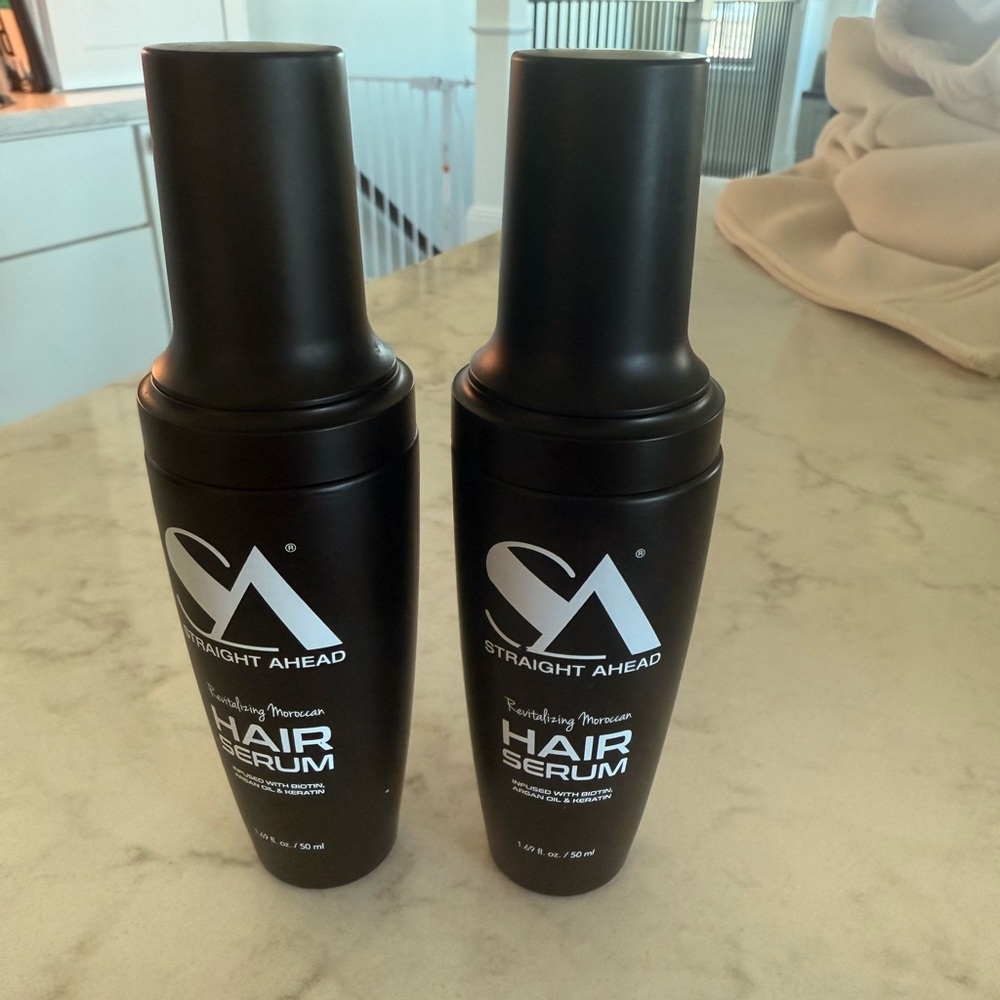 Straight Ahead Hair Serum both bottles sold together